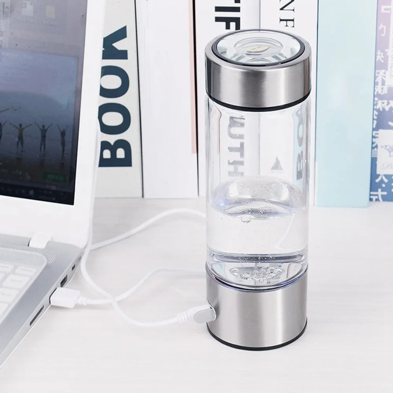 Botella de agua de hidrógeno portátil
